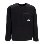 Tech Crewneck Sweatshirt Zwart Streetwear The North Face , Black , Her...