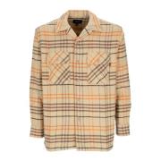 Westridge Geweven Shirt Havermout Streetwear HUF , Multicolor , Heren