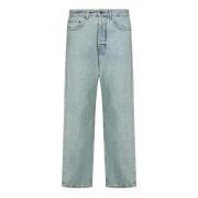 Straight Jeans Palm Angels , Green , Heren