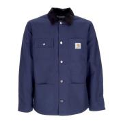 Michigan Coat Streetwear Jas Blauw/Zwart Carhartt Wip , Blue , Heren