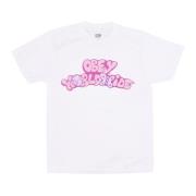 Global Butterfly Classic Tee Wit Obey , White , Heren