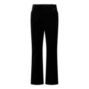 Wide Trousers Tom Ford , Black , Dames