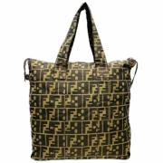Pre-owned Fabric totes Fendi Vintage , Brown , Dames
