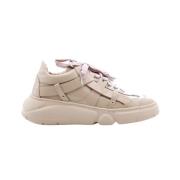 Beige Leren Sneaker Ruth Attilio Giusti , Beige , Dames