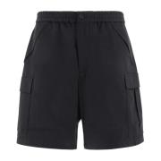 Zwarte Bermuda Shorts - Regular Fit - Geschikt voor Warm Weer - 100% K...