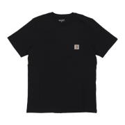 Zwarte Pocket Tee Streetwear Shirt Carhartt Wip , Black , Heren