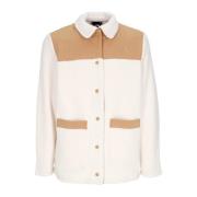 Cragmont Fleece Shacket Streetwear The North Face , White , Dames