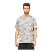 Camouflage Print Katoenen T-shirt Armani Exchange , Multicolor , Heren