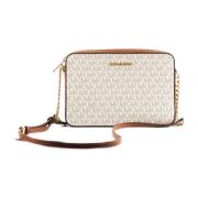 Stijlvolle East West Crossbody Tas Michael Kors , Beige , Dames