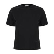Klassieke T-Shirt Salvatore Ferragamo , Black , Dames