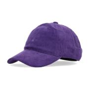 Gebogen Klep Harlem Cap Streetwear Carhartt Wip , Purple , Heren