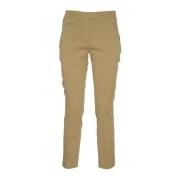 Slim-fit Trousers Dondup , Beige , Dames