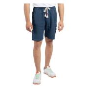 Blauwe Shorts van MC2 Saint Barth MC2 Saint Barth , Blue , Heren