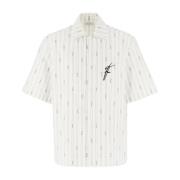 Short Sleeve Shirts Salvatore Ferragamo , White , Heren