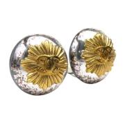 Pre-owned Metal earrings Chanel Vintage , Multicolor , Dames