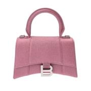 Pre-owned Canvas handbags Balenciaga Vintage , Pink , Dames
