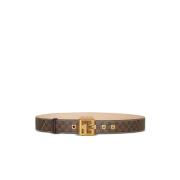 Gewaxt monogram canvas P-Riem Balmain , Brown , Dames