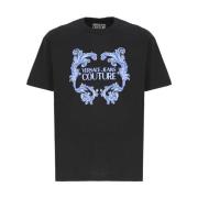 T-Shirts Versace Jeans Couture , Black , Heren