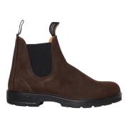 Bruine leren enkellaarzen Blundstone , Brown , Heren