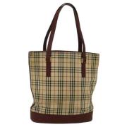 Pre-owned Canvas totes Burberry Vintage , Multicolor , Dames