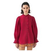 Katoenen blouse Avon Antik Batik , Red , Dames
