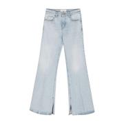 Wide Jeans Ami Paris , Blue , Dames