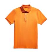 Oranje T-shirts en Polos Fay , Orange , Heren