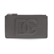 Kaarthouder met logo Dolce & Gabbana , Gray , Dames