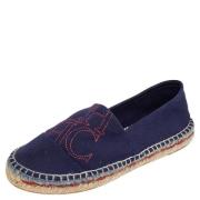 Pre-owned Canvas espadrilles Carolina Herrera Pre-owned , Blue , Dames