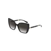 Zwarte Frame Dames Zonnebril Dolce & Gabbana , Black , Dames