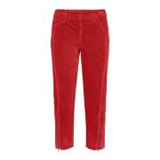 Cropped Trousers LauRie , Red , Dames
