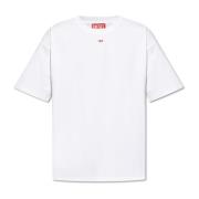 T-Boxt-D T-shirt met logo Diesel , White , Heren