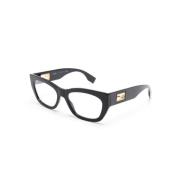 Zwarte Optische Bril Fendi , Black , Dames