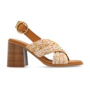 Jaicey sandalen met hak See by Chloé , Brown , Dames