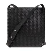 Lus Kleine schoudertas Bottega Veneta , Black , Heren