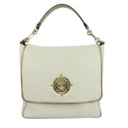 Pre-owned Leather handbags Loewe Pre-owned , White , Dames