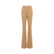 Wide Trousers Ermanno Scervino , Brown , Dames