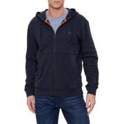 Blauwe Zip Sweatshirt Set Mannen Hugo Boss , Blue , Heren