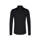 Zwart Business Overhemd Jurk Slim Fit Desoto , Black , Heren