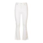 Witte Slim Kick Luxe Vintage Jeans 7 For All Mankind , White , Dames