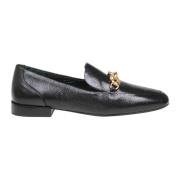 Zwarte/Gouden Loafer Schoenen voor Dames Tory Burch , Black , Dames