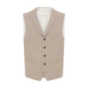 Warren Vest Carl Gross , Beige , Heren