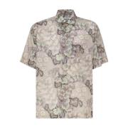 Short Sleeve Shirts Etro , Beige , Heren