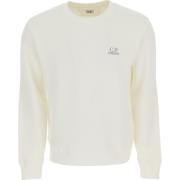 Witte Sweaters voor Mannen C.p. Company , White , Heren