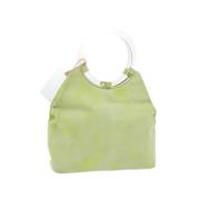 Pre-owned Suede handbags Celine Vintage , Green , Dames