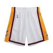 Los Angeles Lakers 2009 Swingman Shorts Mitchell & Ness , White , Here...