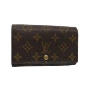 Pre-owned Canvas wallets Louis Vuitton Vintage , Brown , Dames