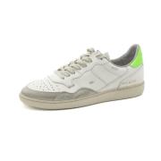 Witte Fluogroene Sneakers voor Dames Hidnander , White , Dames
