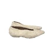 Pre-owned Canvas flats Bottega Veneta Vintage , Beige , Dames