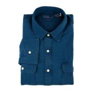 Blauwe Overhemden Ralph Lauren , Blue , Heren